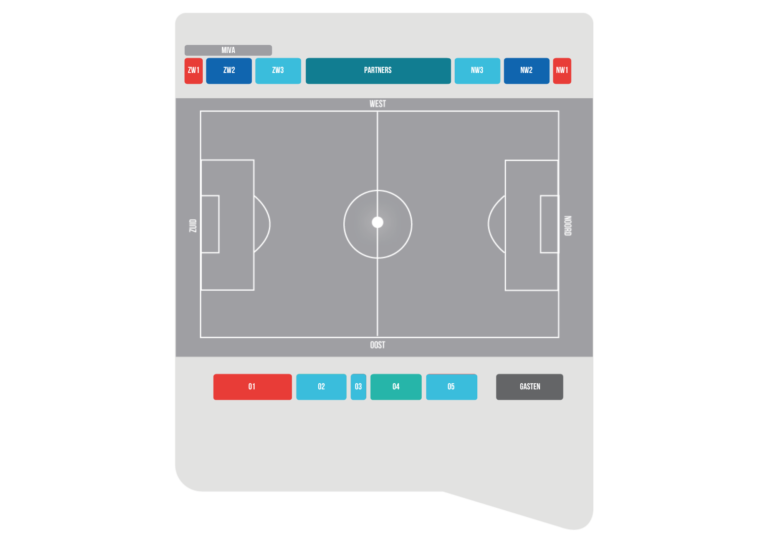 Vakindeling GS Staalwerken Stadion